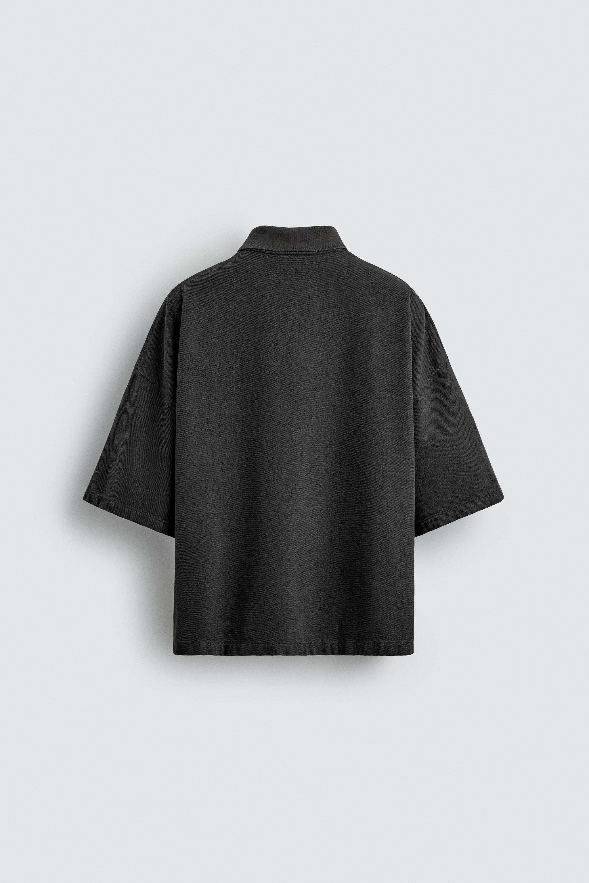 EMBROIDERED BOXY FIT POLO